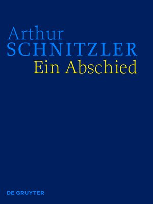 cover image of Ein Abschied